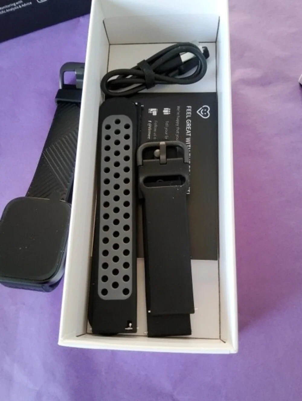 Virmee Tempo VT3 Black Smart Watch - Fitness Tracker Android & IOS Phones